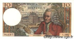 10 Francs VOLTAIRE FRANKREICH  1970 F.62.44 VZ to fST