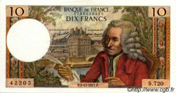 10 Francs VOLTAIRE FRANKREICH  1971 F.62.52 fST