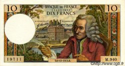 10 Francs VOLTAIRE FRANCE  1973 F.62.65 XF+