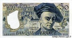 50 Francs QUENTIN DE LA TOUR FRANKREICH  1979 F.67.05 fVZ