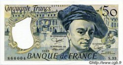 50 Francs QUENTIN DE LA TOUR FRANCE  1983 F.67.09 UNC