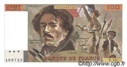 100 Francs DELACROIX modifié FRANKREICH  1979 F.69.02c fST+