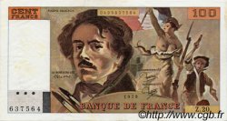 100 Francs DELACROIX modifié FRANCIA  1979 F.69.03 EBC