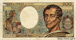 200 Francs MONTESQUIEU FAUX FRANCE  1992 F.70.-- VG
