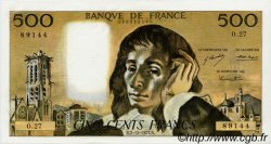 500 Francs PASCAL FRANKREICH  1971 F.71.07 VZ to fST
