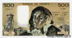 500 Francs PASCAL FRANKREICH  1985 F.71.32 fST+