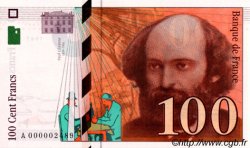 100 Francs CÉZANNE Petit numéro FRANCE  1997 F.74.01 UNC