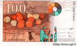100 Francs CÉZANNE Fauté FRANCIA  1998 F.74.02 EBC