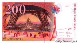 200 Francs EIFFEL FRANCE  1997 F.75.04b UNC
