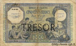 500 Francs ALGÉRIE FRANKREICH  1943 VF.09.01 S