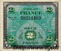 2 Francs DRAPEAU FRANCIA  1944 VF.16.01 EBC