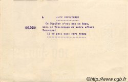 100 Francs - 100 Soupes Annulé FRANCE regionalism and miscellaneous  1941 KL.04 UNC-