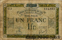 1 Franc FRANCE regionalism and various  1923 JP.135.05 VG