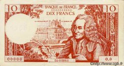 10 Francs VOLTAIRE FRANCE Regionalismus und verschiedenen  1970  fST+
