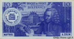 10 Francs VOLTAIRE FRANCE regionalism and miscellaneous  1964  VF