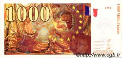 1000 Francs DE GAULLE FRANCE Regionalismus und verschiedenen  1998  ST