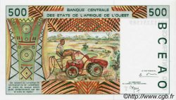 500 Francs ESTADOS DEL OESTE AFRICANO  1999 P.810Ti FDC