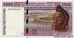 2500 Francs ESTADOS DEL OESTE AFRICANO  1994 P.812Tc SC+