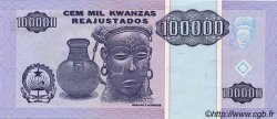 100000 Kwanzas Reajustados ANGOLA  1995 P.139 UNC