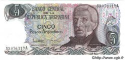 5 Pesos ARGENTINA  1983 P.312a FDC