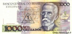 1 Cruzado Novo sur 1000 Cruzados BRAZIL  1989 P.216b UNC