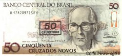 50 Cruzeiros sur 50 Cruzados Novos BRASILIEN  1990 P.223 ST