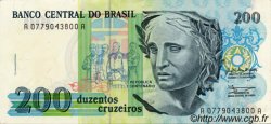 200 Cruzeiros BRASILE  1990 P.229 FDC