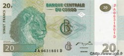 20 Francs REPúBLICA DEL CONGO  2003 P.094a