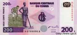 200 Francs CONGO (RÉPUBLIQUE)  2000 P.095a NEUF