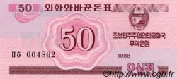 50 Chon COREA DEL NORD  1988 P.34