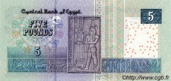 5 Pounds EGYPT  2002 P.063a UNC