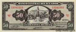 50 Sucres ECUADOR  1984 P.122 UNC