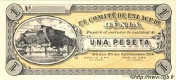 1 Peseta ESPAGNE Denia 1936 P.- pr.NEUF