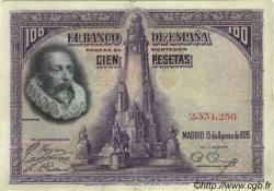 100 Pesetas SPANIEN  1928 P.076a SS