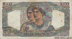 1000 Francs MINERVE ET HERCULE FRANCE  1945 F.41 VG