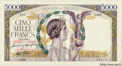 5000 Francs VICTOIRE Impression à plat FRANCIA  1941 F.46.26 EBC+ a SC