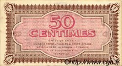50 Centimes FRANCE regionalismo e varie Bordeaux 1917 JP.030.11 FDC