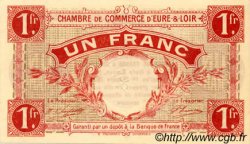 1 Franc FRANCE Regionalismus und verschiedenen Chartres 1915 JP.045.03 ST