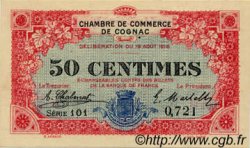 50 Centimes FRANCE regionalismo y varios Cognac 1916 JP.049.01 FDC