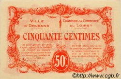 50 Centimes FRANCE regionalismo y varios Orléans 1915 JP.095.04 FDC