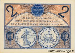 2 Francs FRANCE Regionalismus und verschiedenen Paris 1920 JP.097.28 ST