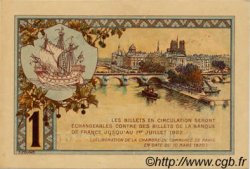 1 Franc FRANCE regionalism and miscellaneous Paris 1920 JP.097.36 UNC