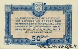 50 Centimes Annulé FRANCE regionalism and various Rodez et Millau 1917 JP.108.12 UNC