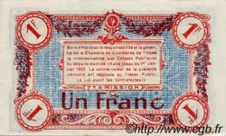 1 Franc FRANCE regionalism and miscellaneous Troyes 1918 JP.124.14 UNC