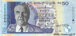 50 Rupees ISOLE MAURIZIE  1998 P.50a FDC