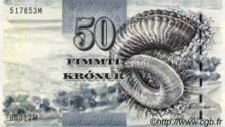 50 Krónur ISOLE FAROER  2001 P.24 FDC