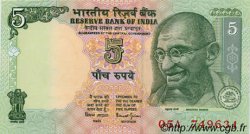 5 Rupees INDIA  2001 P.088Ab UNC