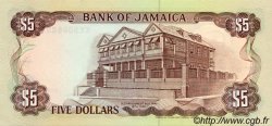 5 Dollars JAMAICA  1991 P.70d UNC