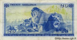 20 Shillings KENYA  1978 P.17 SPL