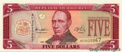 5 Dollars LIBERIA  1999 P.21 UNC